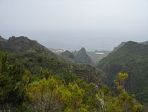 Blick hinab nach Los Silos